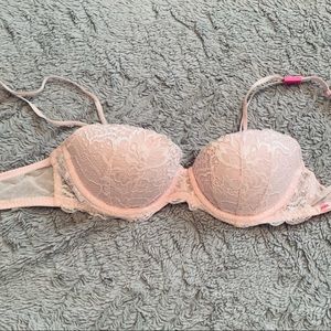 Victoria Secret Pink push up lace bra.